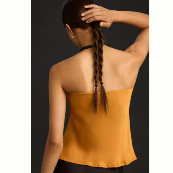 Brand New By Anthropologie Strapless Silky Top - Picture 3 of 10